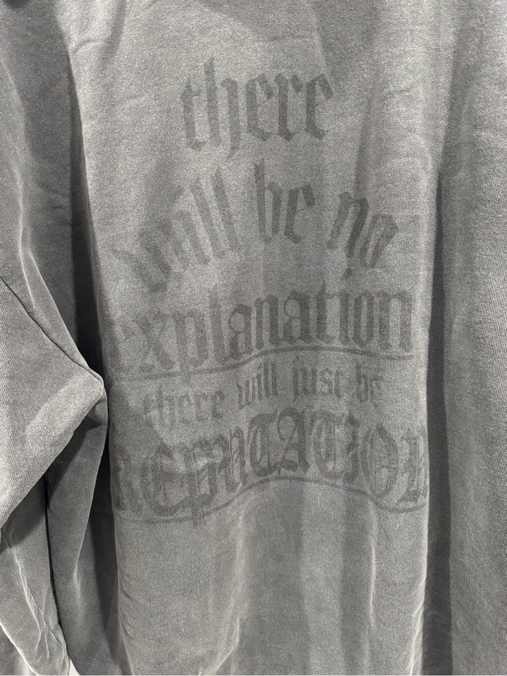 TAYLOR SWIFT • WILL BE NO EXPLANATION WILL JUST BE REP OVERSIZED HOODIE (XL/2XL) - Picture 6 of 11